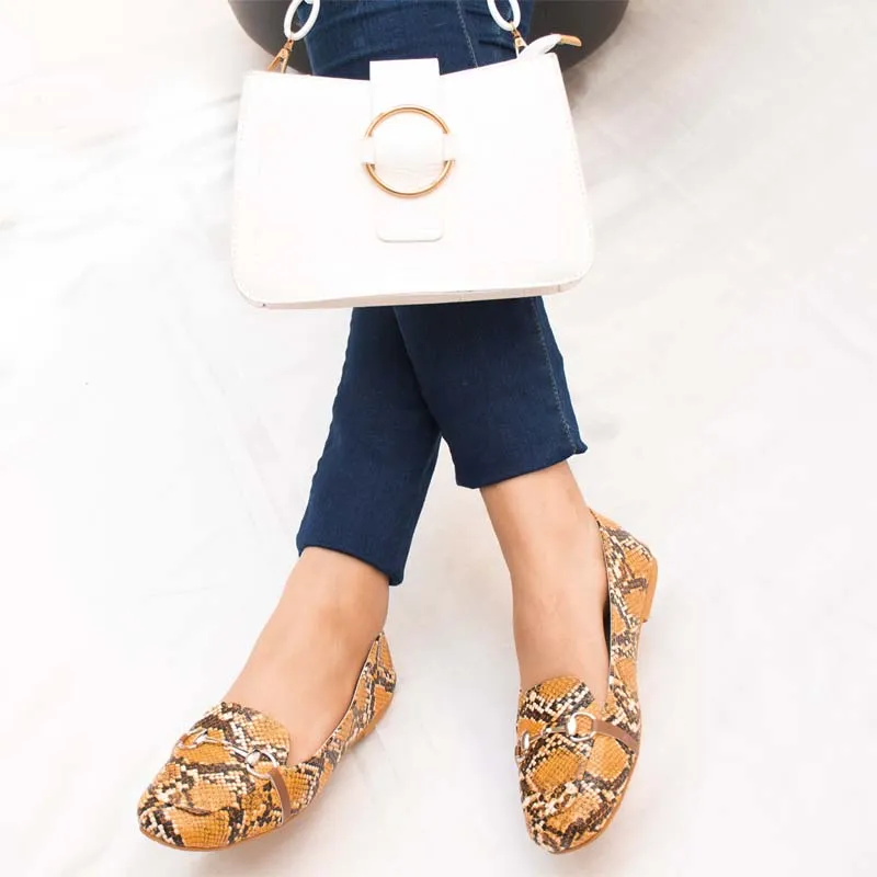 Yellow Casual Pumps