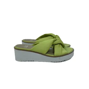 Yellow Sandals Heels Platform By Eileen Fisher, Size: 7.5