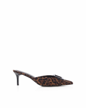 YORKIE - LEOPARD Narrow Heel Base YORKIE - LEOPARD Comfortable fit Wrapped Heel