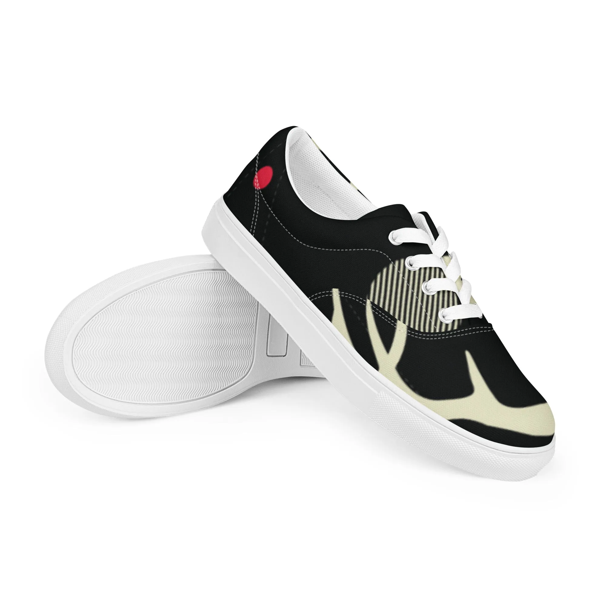 YOU ARE NOT ALONE Women’s Lace-Up Canvas Shoes