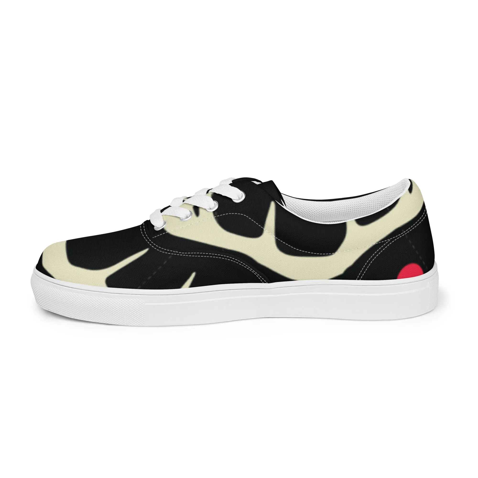 YOU ARE NOT ALONE Women’s Lace-Up Canvas Shoes