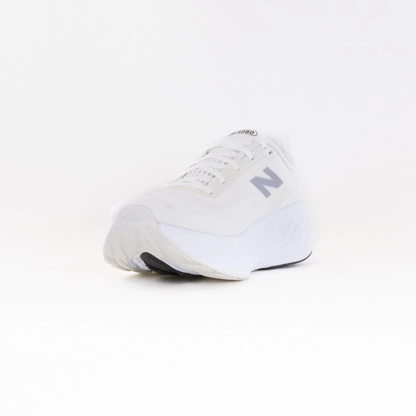 New Balance 1080V14 (Men's) - White with Silver Metallic and Sea Salt Relax time