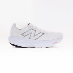 zippered New Balance 1080V14 (Men's) - White with Silver Metallic and Sea Salt Calm Mood Bounce Back Midsole New Balance 1080V14 (Men's) - White with Silver Metallic and Sea Salt